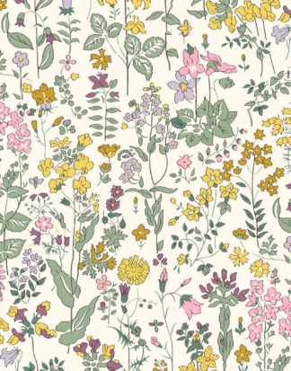 Field Flowers A - Organic - Liberty Tana Lawn - Ava & Neve