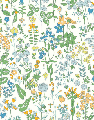 Field Flowers C - Organic - Liberty Tana Lawn - Ava & Neve